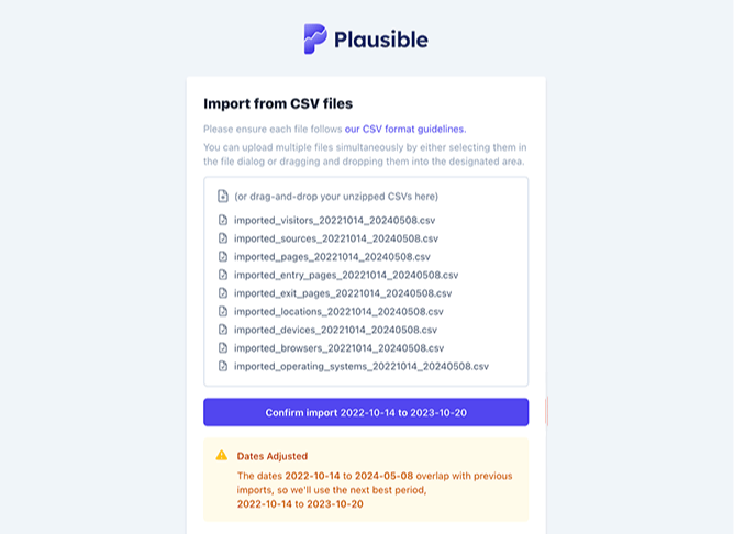 Select CSV and import
